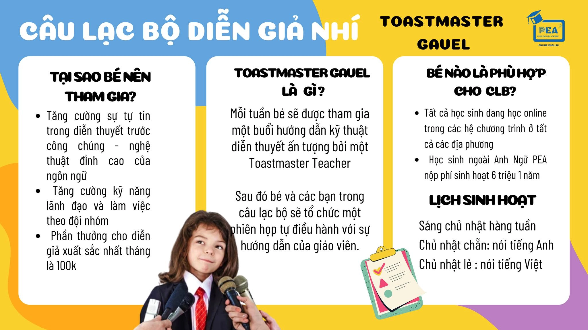 CLB diễn giả nhí Toastmaster Gavel 